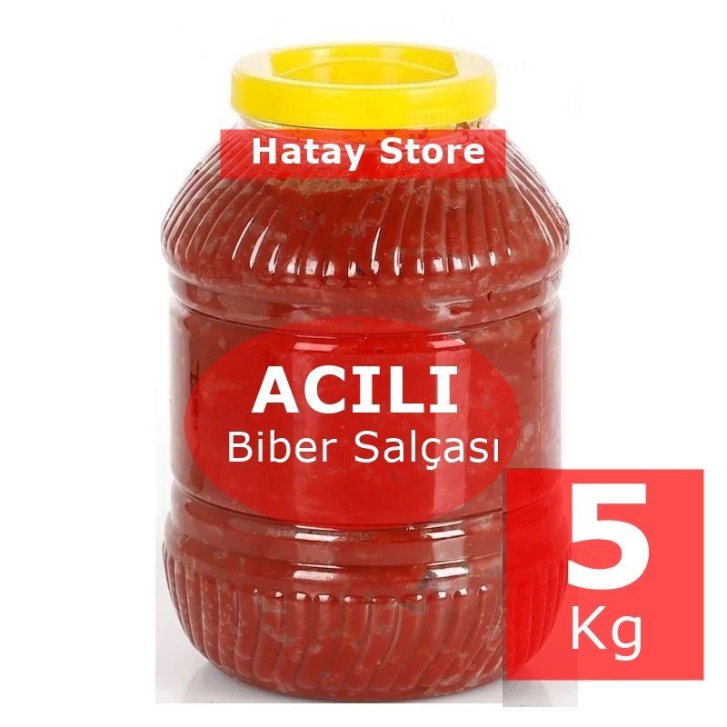 Hatay Biber Salçası ACILI (5 Kg)