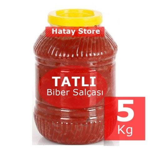 Hatay Biber Salçası TATLI (5 Kg)