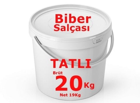 Biber Salçası TATLI 19 Kg