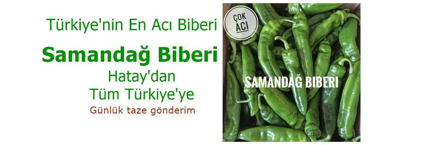 antakya samandağ biberi